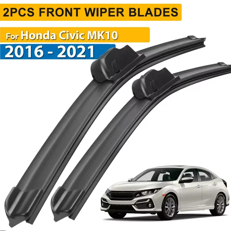 Wiper LHD Front Wiper Blades For Honda Civic MK10 10th 2016 - 2021 Windshield Windscreen Window Car Rain Brushes 26"+18"
Wiper LHD Front Wiper Blades For Honda Civic MK10 10th 2016 - 2021 Windshield Windscreen Window Car Rain Brushes 26"+18"