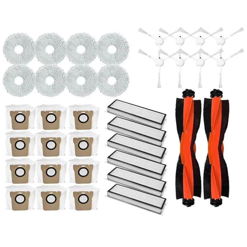 ABXH 36PCS Brush HEPA Filter Mop Cloth Dust Bag For Xiaomi X20+/X10+/X20 Plus/X10 Plus Vacuum Cleaner Vacuum Cleaner Parts
ABXH 36PCS Brush HEPA Filter Mop Cloth Dust Bag For Xiaomi X20+/X10+/X20 Plus/X10 Plus Vacuum Cleaner Vacuum Cleaner Parts