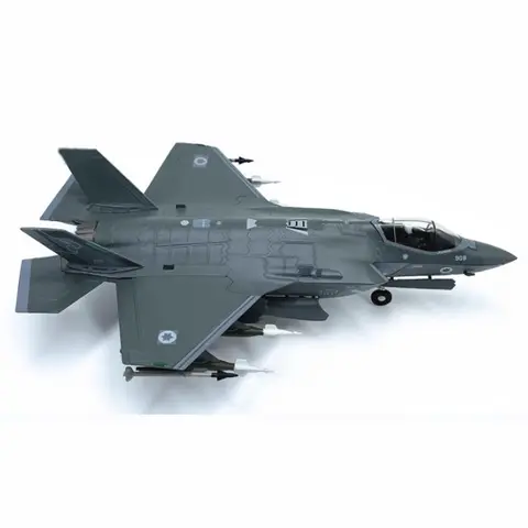 Diecast 1:72 Scale Alloy F35 Stealth Aircraft F-35i Airplane Model Classic Finished Static Collection Ornament Gift Display