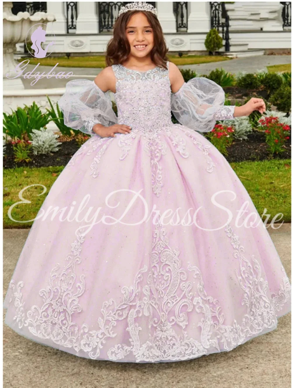 Customized Pink Flower Girl Dress For Wedding Appliques Sleeveless Floor Length Elegant Birthday Party First Communion Ball Gown
Customized Pink Flower Girl Dress For Wedding Appliques Sleeveless Floor Length Elegant Birthday Party First Communion Ball Gown