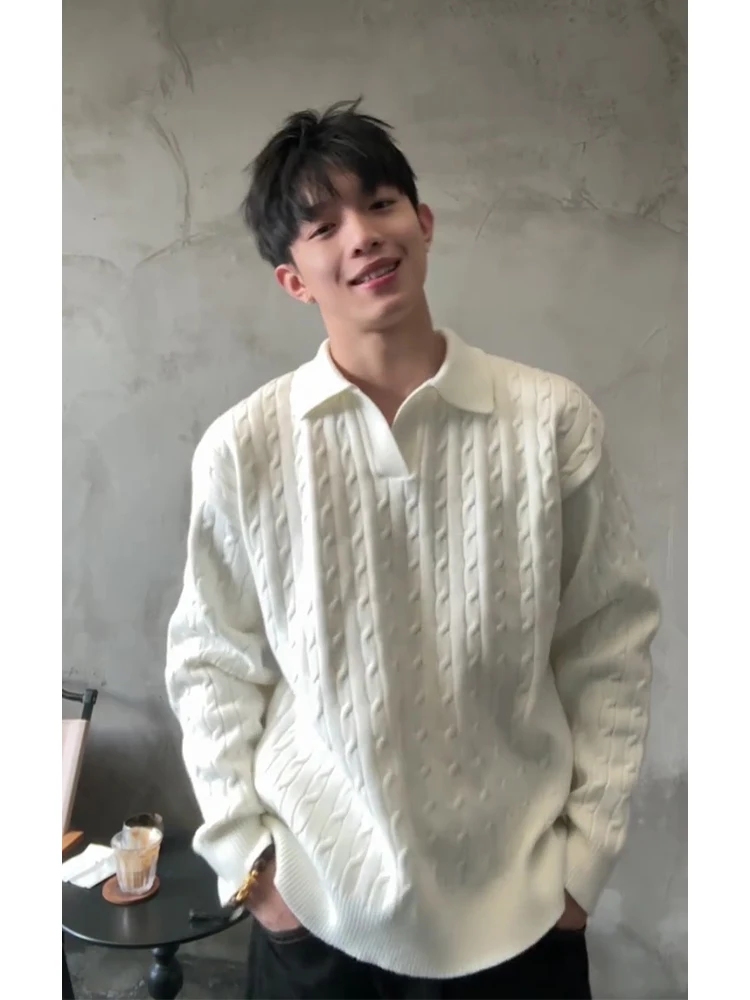 Мужской трикотаж Ne Winter Casual Sle V-Ne Inner irt Light Maturi Sle White Base irt Twist Flower Design
Мужской трикотаж Ne Winter Casual Sle V-Ne Inner irt Light Maturi Sle White Base irt Twist Flower Design