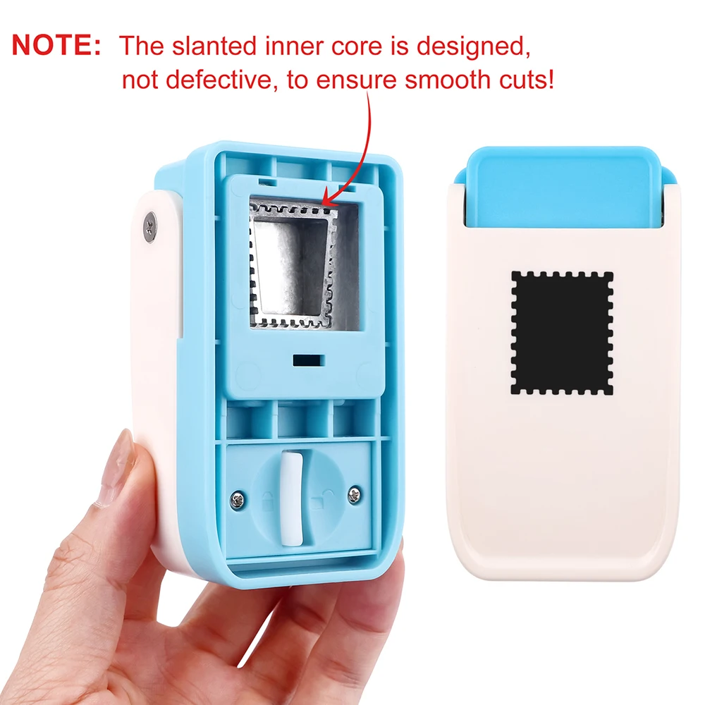DIY Scrapbooking Paper Punch 1*0.8" Scalloped Rectangle Postage Stamp Lever Action Punch DIY Scrapbooking Paper Card Decor
DIY Scrapbooking Paper Punch 1*0.8" Scalloped Rectangle Postage Stamp Lever Action Punch DIY Scrapbooking Paper Card Decor