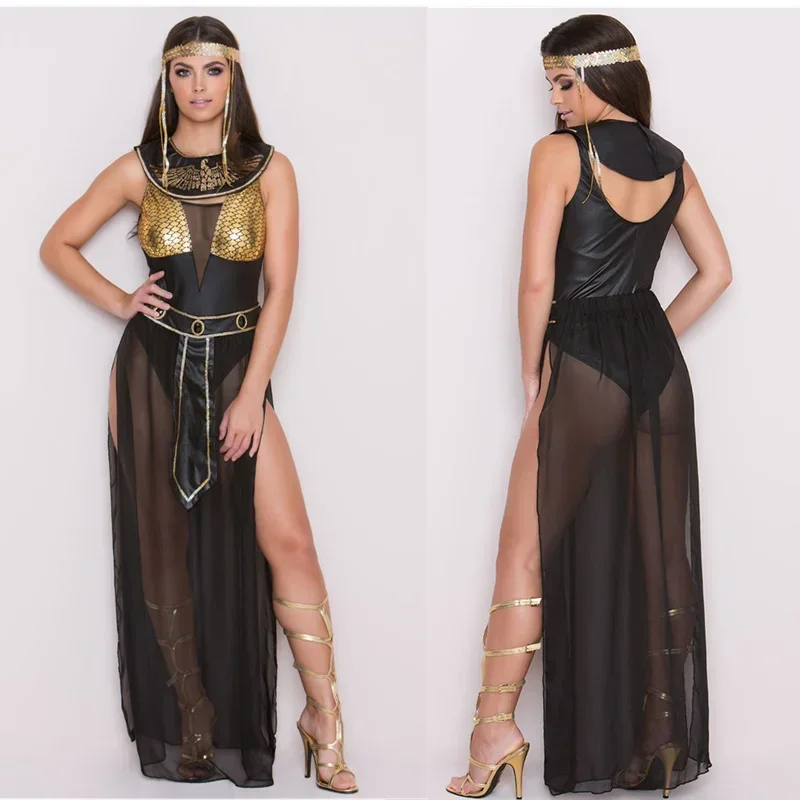 Sexy Hot See-through Egyptian Royal Cleopatra Costume Ancient Egypt Queen Dress Pharaoh Cleopatra Cosplay Halloween Costume
Sexy Hot See-through Egyptian Royal Cleopatra Costume Ancient Egypt Queen Dress Pharaoh Cleopatra Cosplay Halloween Costume