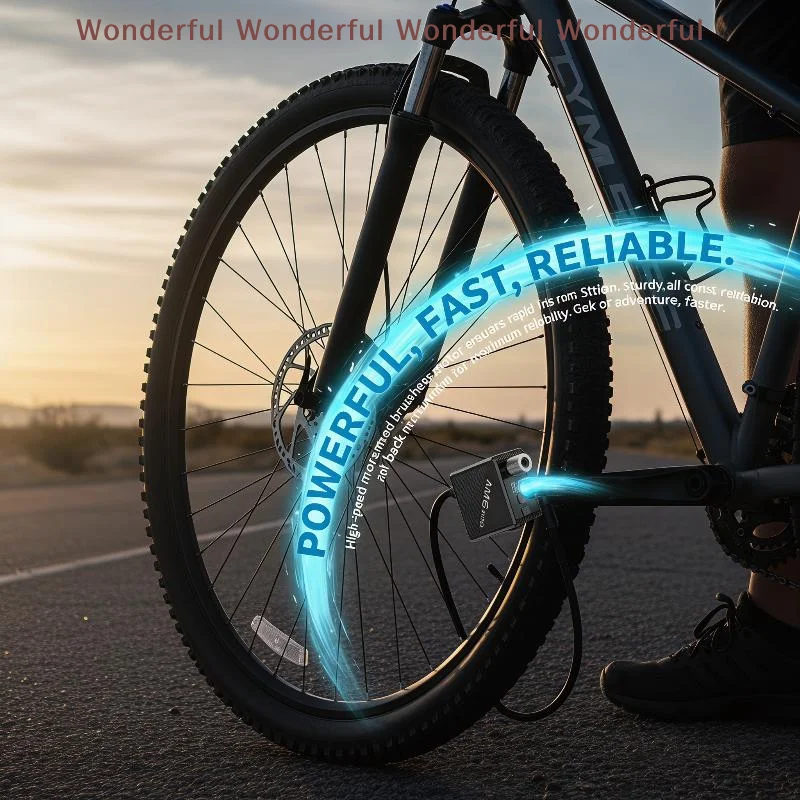 User-Friendly 150PSI Bike Tire Pump Portable High Pressure with Digital Display and Type-C Port
User-Friendly 150PSI Bike Tire Pump Portable High Pressure with Digital Display and Type-C Port