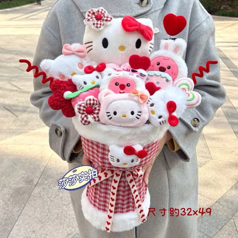 Букет Sanrio Hello Kitty с мультяшными персонажами, подарок на 520 дней, День святого Валентина, Куроми, подарок для подруги, лучшей подруги, друзей, изысканный подарок 2026
Букет Sanrio Hello Kitty с мультяшными персонажами, подарок на 520 дней, День святого Валентина, Куроми, подарок для подруги, лучшей подруги, друзей, изысканный подарок 2026