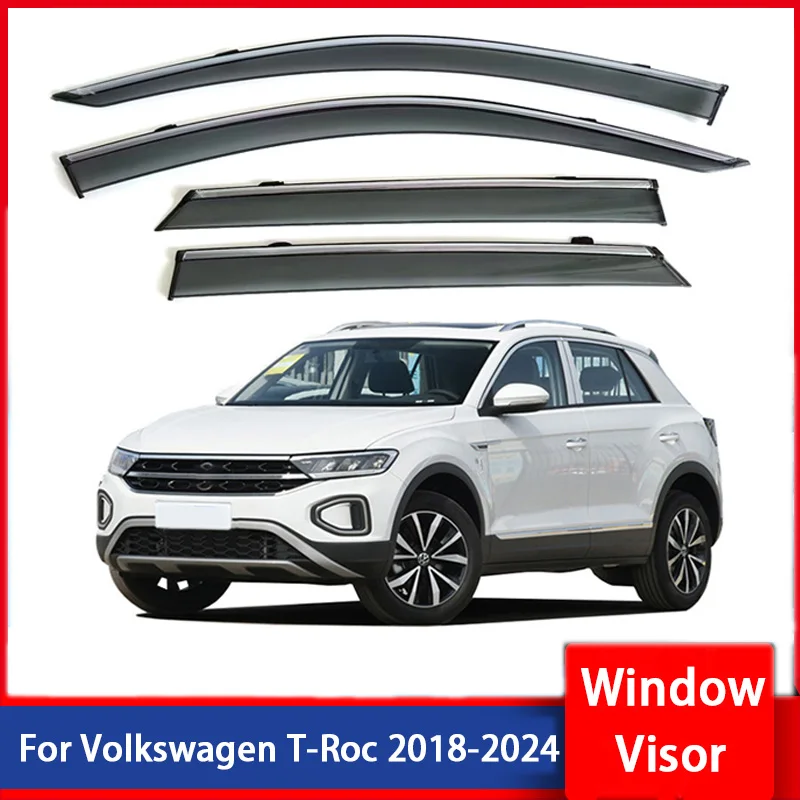 Window Rain Deflectors Rain Guards Modification Accessories Rain Visors Molded Thickened For Volkswagen T-Roc 2018-2024
Window Rain Deflectors Rain Guards Modification Accessories Rain Visors Molded Thickened For Volkswagen T-Roc 2018-2024