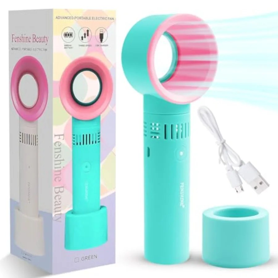 Portable USB Rechargeable Mini Fan Eyelash Fan Dryer Bladeless Handheld for Eyelash Extension, Air Conditioning Blower for Esse
Portable USB Rechargeable Mini Fan Eyelash Fan Dryer Bladeless Handheld for Eyelash Extension, Air Conditioning Blower for Esse