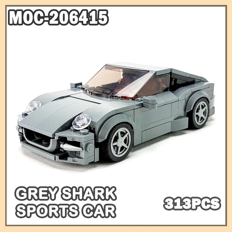 MOC- 206415 Серая акула, спортивный автомобиль, строительный блок, модель кирпича, сделай сам, изысканная образовательная сборка, гоночный автомобиль, игрушки для мальчиков, подарки, 313 шт.
MOC- 206415 Серая акула, спортивный автомобиль, строительный блок, модель кирпича, сделай сам, изысканная образовательная сборка, гоночный автомобиль, игрушки для мальчиков, подарки, 313 шт.