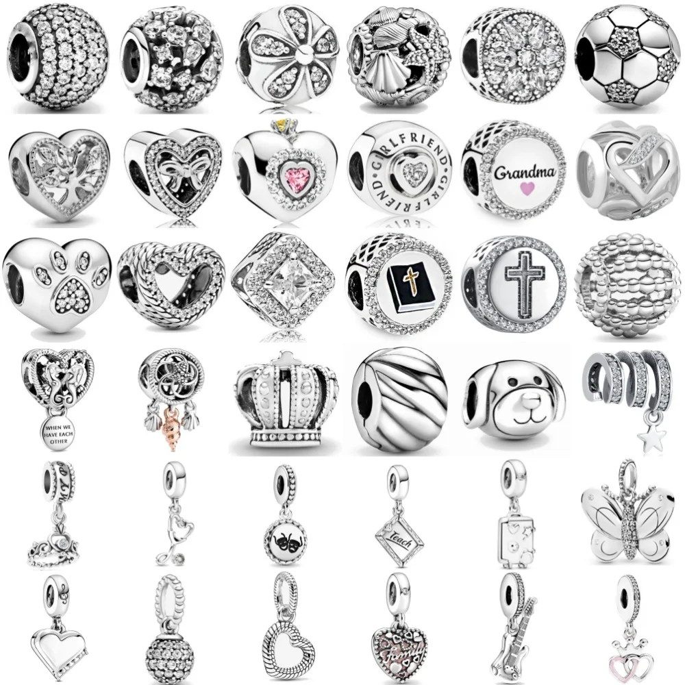 925 Silver Heart Shape, Dog Head Bead Guitar, Butterfly Pendant Suitable For European Original Bracelet DIY Exquisite Jewelry
925 Silver Heart Shape, Dog Head Bead Guitar, Butterfly Pendant Suitable For European Original Bracelet DIY Exquisite Jewelry