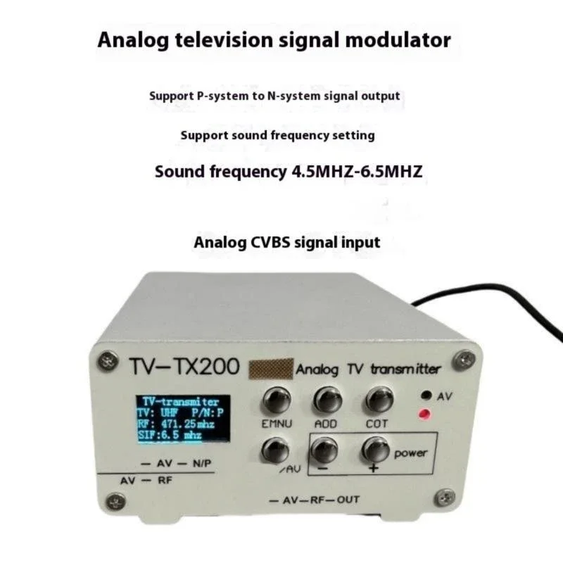 TV-TX200 Аналоговые ТВ-передатчики VHF/UHF Диапазон частот, выбираемая частота передатчиков для канального вещания 896C
TV-TX200 Аналоговые ТВ-передатчики VHF/UHF Диапазон частот, выбираемая частота передатчиков для канального вещания 896C