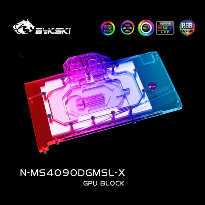 Bykski GPU Block for MSI GeForce RTX 4090 D 24G GAMING X SLIM Video Card Water Cooling /0.3mm Jet Micro-waterway N-MS4090DGMSL-X
Bykski GPU Block for MSI GeForce RTX 4090 D 24G GAMING X SLIM Video Card Water Cooling /0.3mm Jet Micro-waterway N-MS4090DGMSL-X