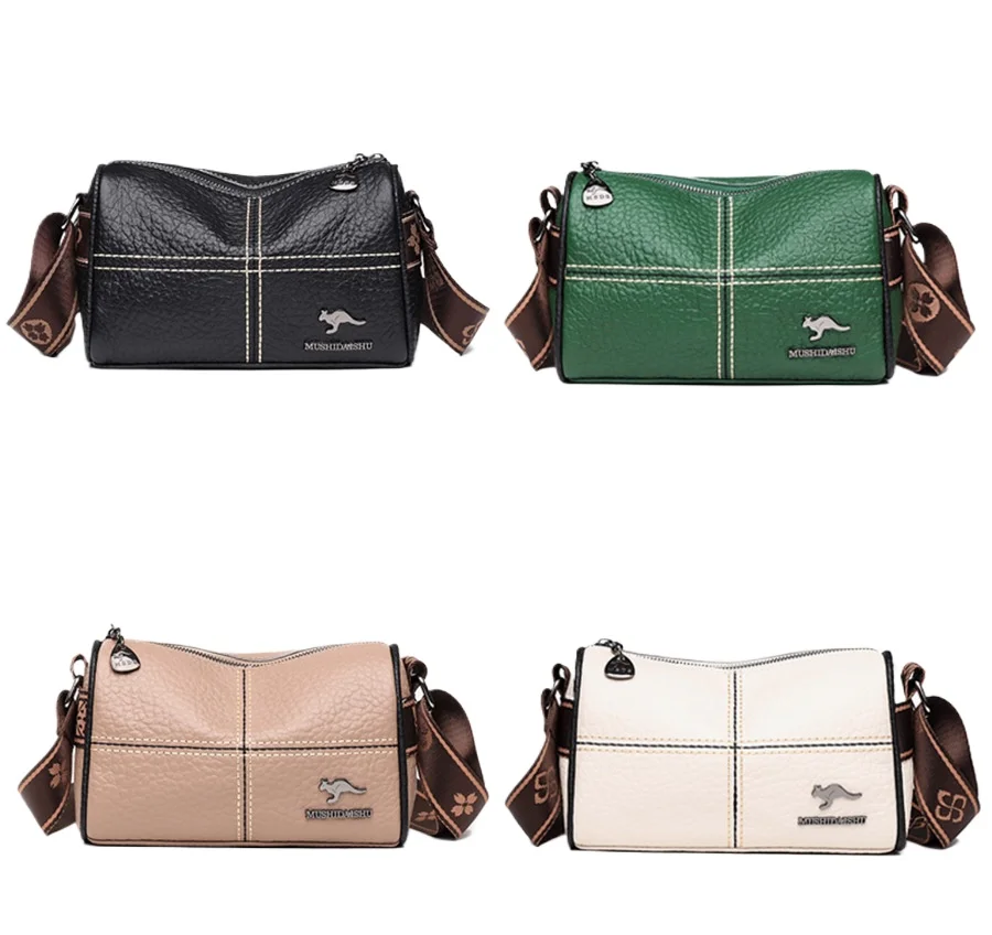 Genuine leather women's single-shoulder bag, wide shoulder strap, load-reducing pillow bag, women's crossbody bag
Genuine leather women's single-shoulder bag, wide shoulder strap, load-reducing pillow bag, women's crossbody bag