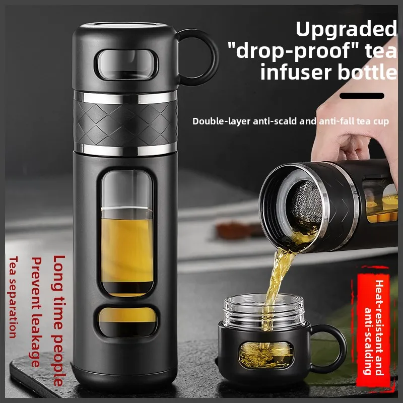 Двухслойная термокружка большой емкости с разделением на чай и воду, портативная, для заваривания чая, персональная, ударопрочная
Двухслойная термокружка большой емкости с разделением на чай и воду, портативная, для заваривания чая, персональная, ударопрочная