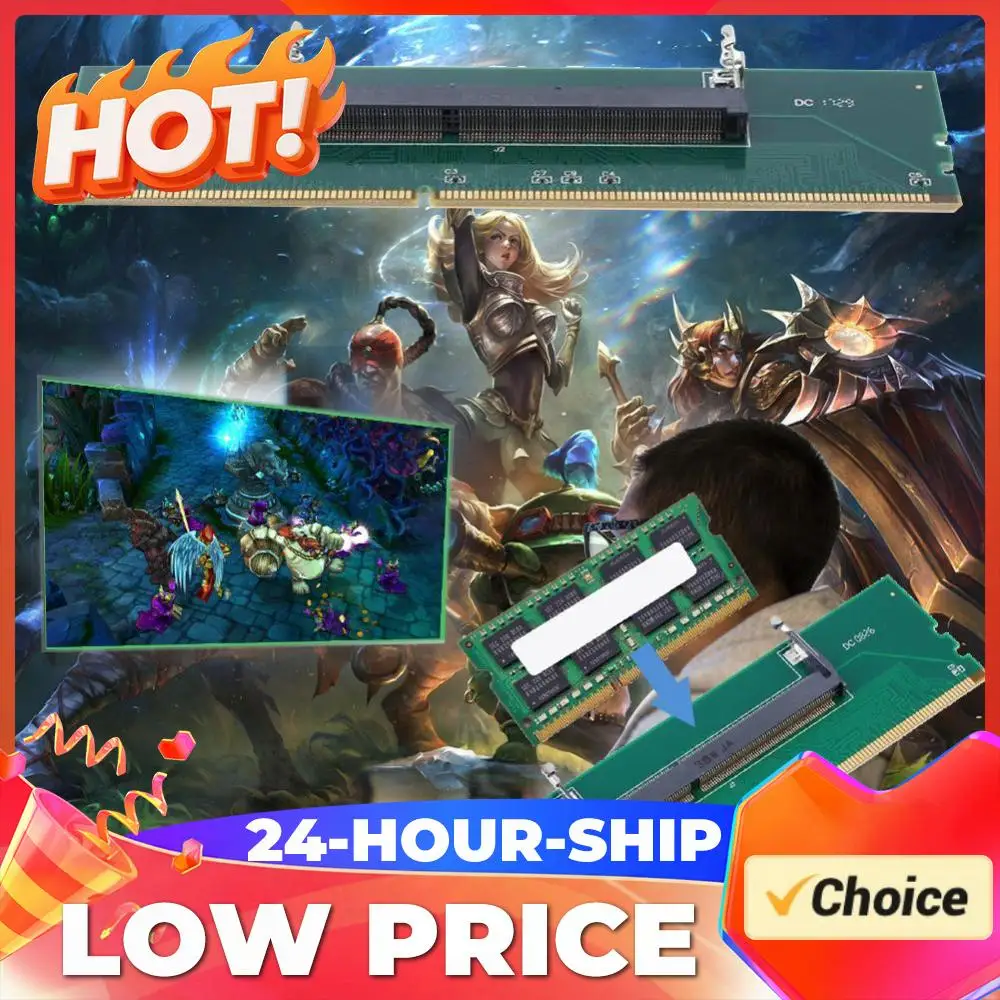 Переходник для подключения внутренней памяти ноутбука (200-контактный) к настольному ПК (240-контактный DIMM DDR3)
Переходник для подключения внутренней памяти ноутбука (200-контактный) к настольному ПК (240-контактный DIMM DDR3)