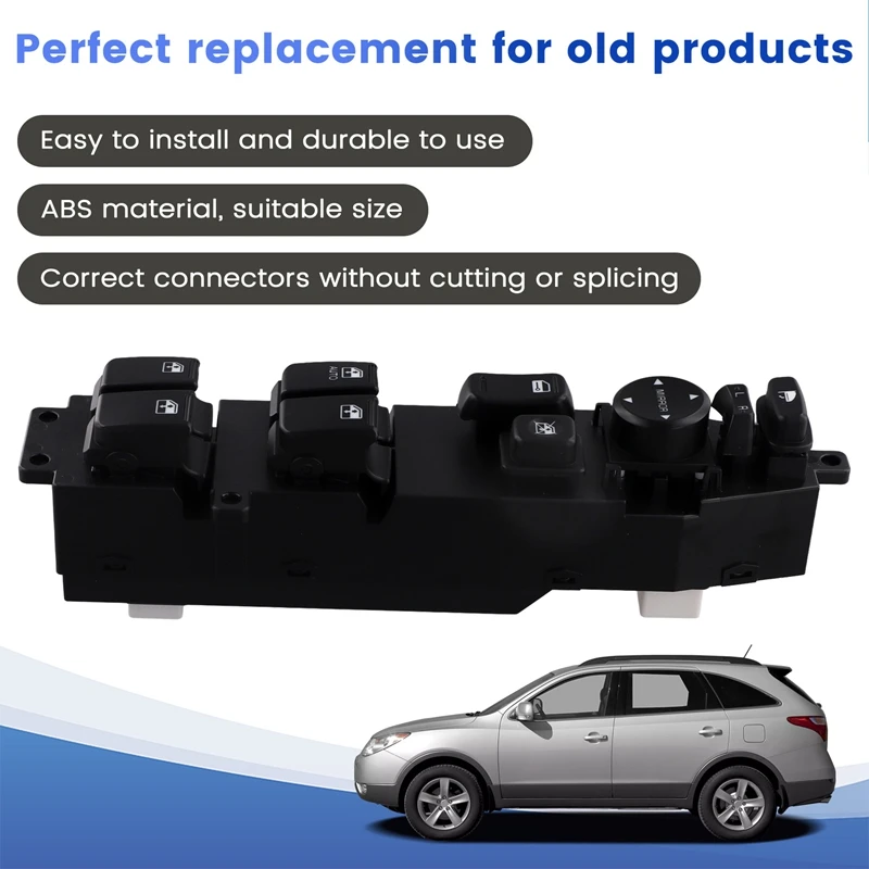 AC34-For Veracruz 2007 -2012 Power Window Switch Driver Side Power Window Master Control Switch 93570-3J000WK
AC34-For Veracruz 2007 -2012 Power Window Switch Driver Side Power Window Master Control Switch 93570-3J000WK