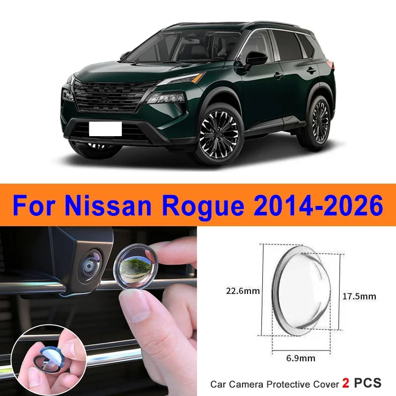360 Reverse Image Car Camera Cover Anti-Scratch PC Lens Protector Stickers For Nissan Rogue 2014-2026 2Pcs
360 Reverse Image Car Camera Cover Anti-Scratch PC Lens Protector Stickers For Nissan Rogue 2014-2026 2Pcs