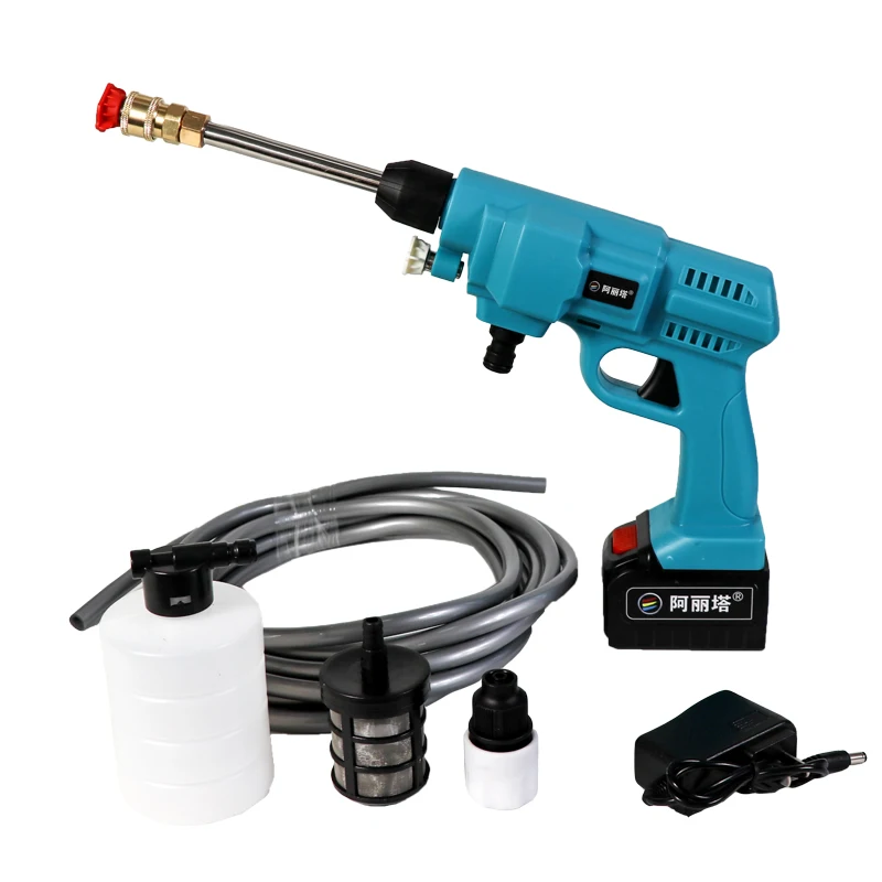 Cordless Portable High Pressure Electric Car Washer Gun With 12v Rechargeable Battery Power Car Wash Machine With Foam Generator
Cordless Portable High Pressure Electric Car Washer Gun With 12v Rechargeable Battery Power Car Wash Machine With Foam Generator