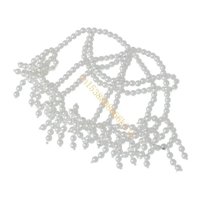 Bride Hat with Hand Beading Shining Pearls Jewelry Hat Beaded Heavy Pearls Chain for Bachelorette Party 066C
Bride Hat with Hand Beading Shining Pearls Jewelry Hat Beaded Heavy Pearls Chain for Bachelorette Party 066C