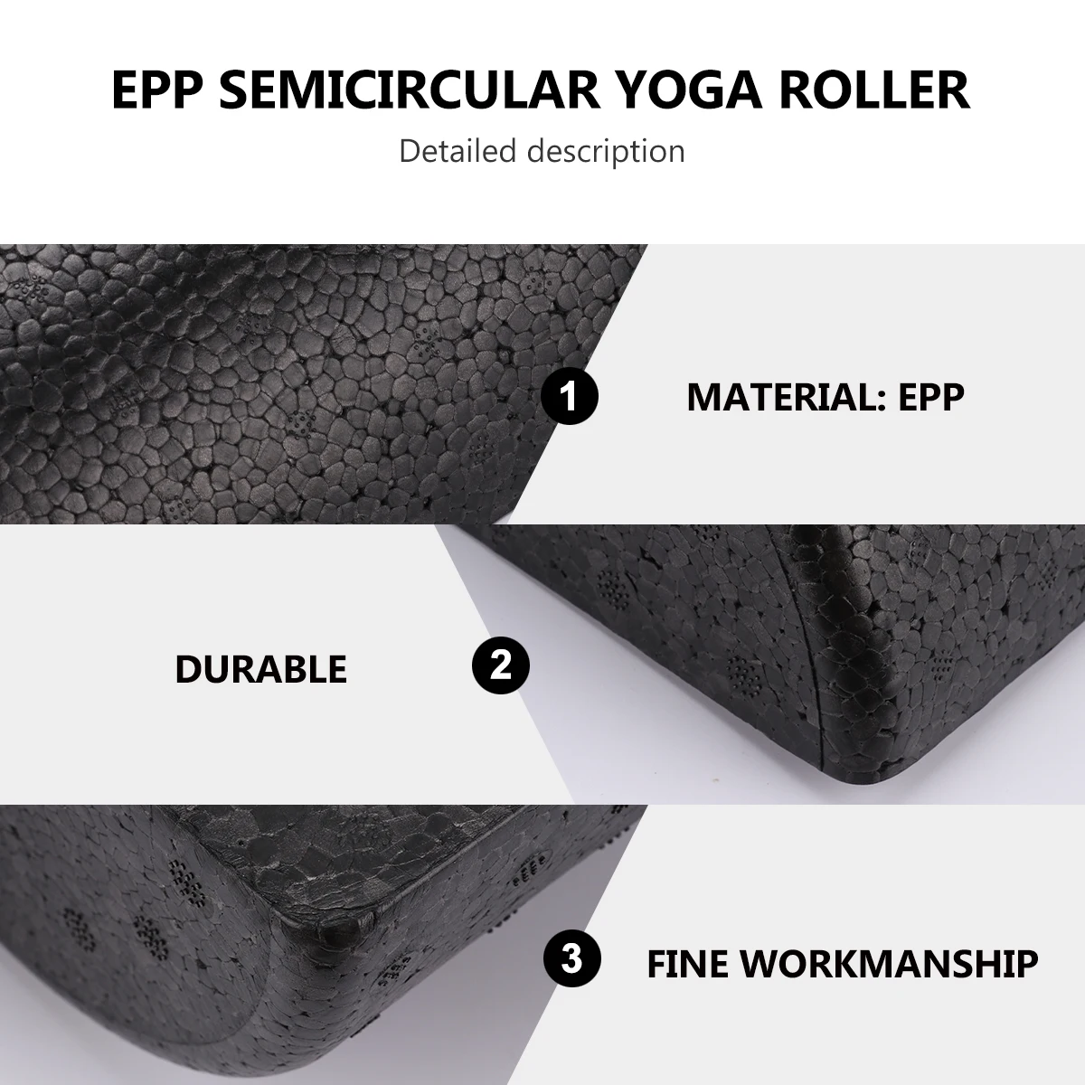 2Pcs Yoga Column Massager High Density Epp Roller for Blood Circulation Muscle Recovery and Posture Improvement
2Pcs Yoga Column Massager High Density Epp Roller for Blood Circulation Muscle Recovery and Posture Improvement