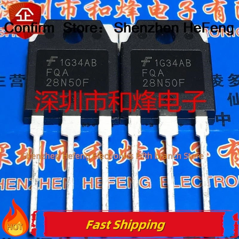 10 шт./лот FQA28N50F TO-3P 500 В 28,4 А качество транзисторов
10 шт./лот FQA28N50F TO-3P 500 В 28,4 А качество транзисторов