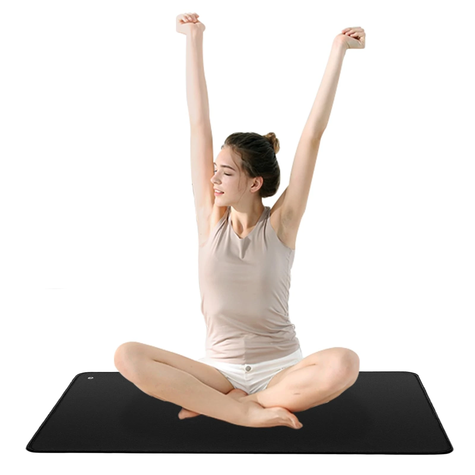 12x40in Travel-Friendly Mat with Outlet Adapter, Promotes Circulation, Balance & Deep Relaxation, Pet/Desk Compatible 
12x40in Travel-Friendly Mat with Outlet Adapter, Promotes Circulation, Balance & Deep Relaxation, Pet/Desk Compatible
