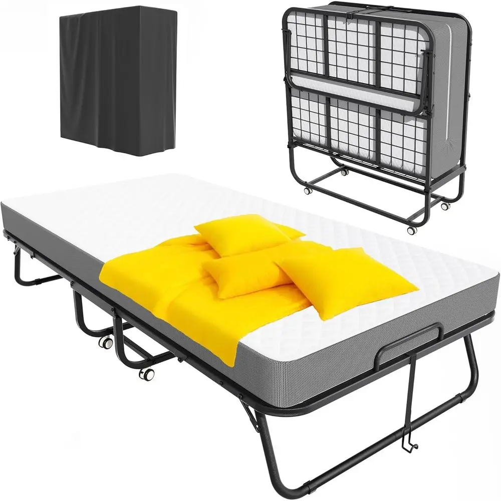 75 x 38 Adult-Sized Portable Rollaway Bed with 5 Mattress
75 x 38 Adult-Sized Portable Rollaway Bed with 5 Mattress