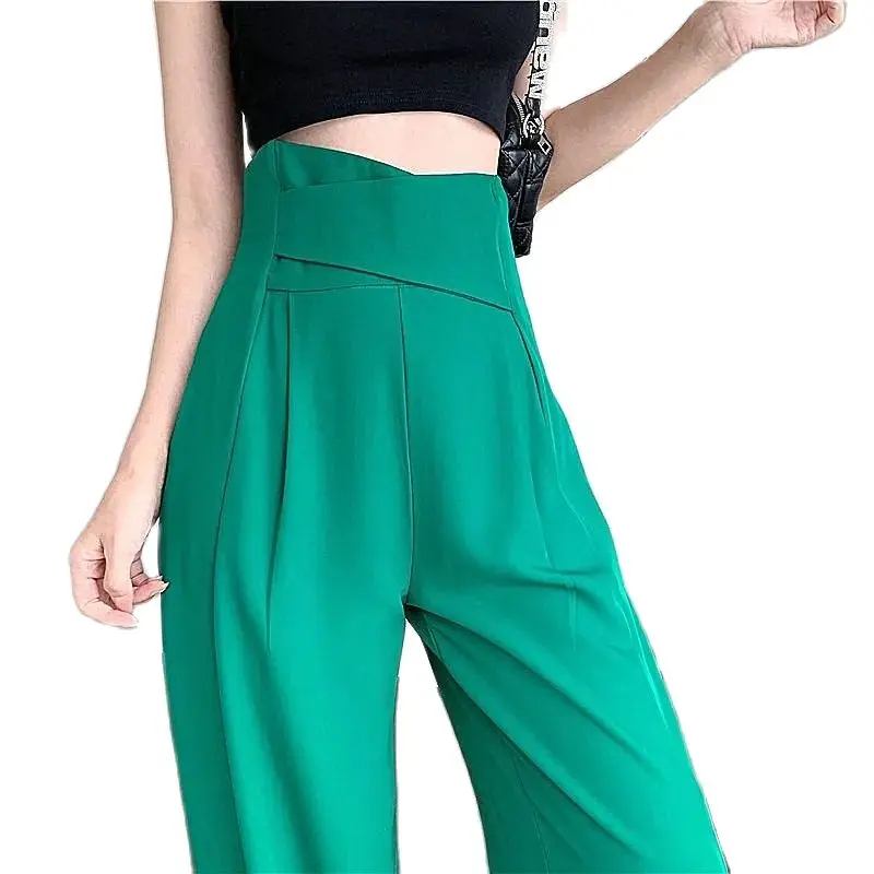 2023 New Fashion High Waist Straight Wide-Leg Pants Women's Suit Pants Loose Design Sense Casual Temperament Ladies Pants Tide
2023 New Fashion High Waist Straight Wide-Leg Pants Women's Suit Pants Loose Design Sense Casual Temperament Ladies Pants Tide