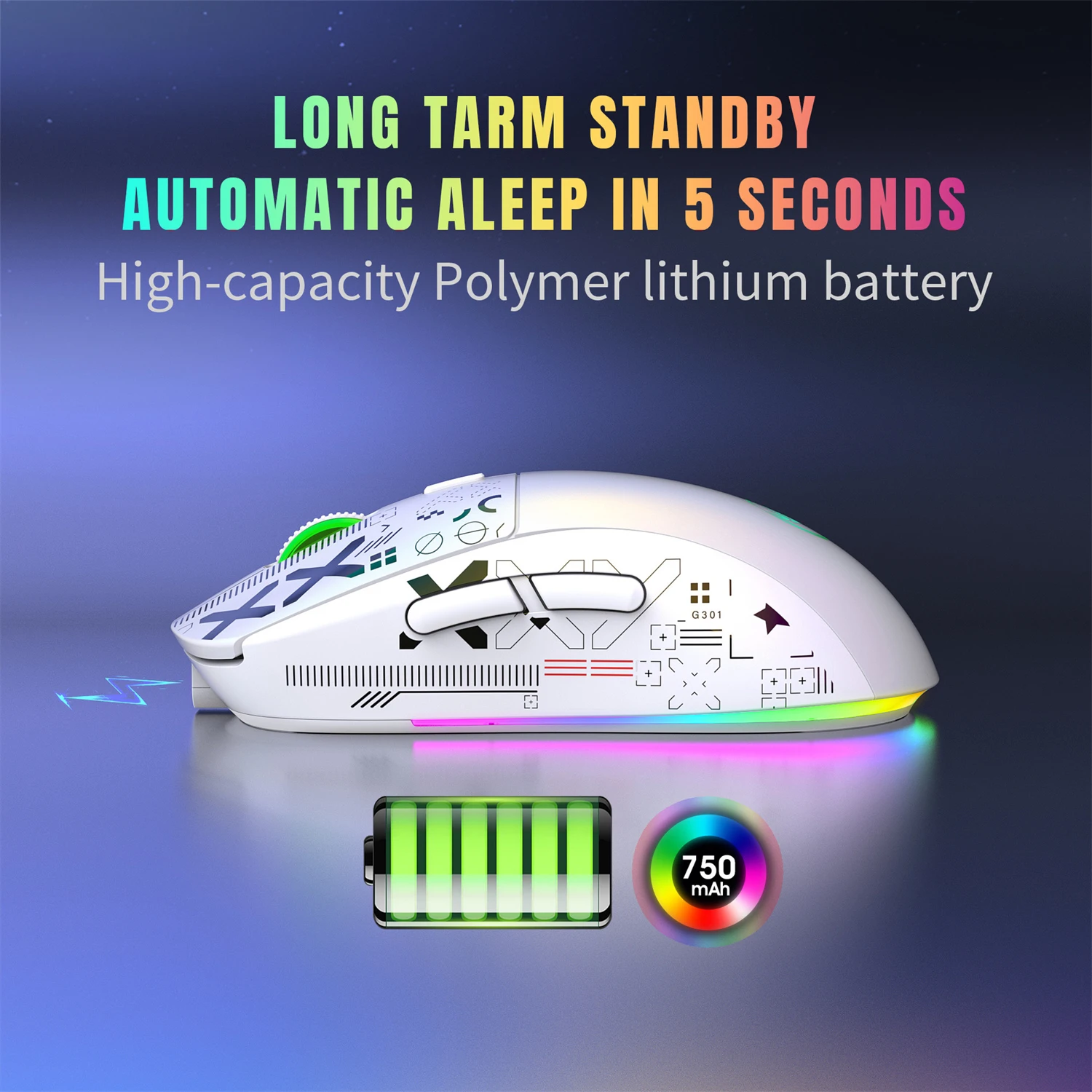 Беспроводная игровая мышь GPW | RGB-подсветка | 2.4G/Bluetooth 5.0 Tri - режим | ТИП - C Зарядка | Вода - Дизайн трансферной печати
Беспроводная игровая мышь GPW | RGB-подсветка | 2.4G/Bluetooth 5.0 Tri - режим | ТИП - C Зарядка | Вода - Дизайн трансферной печати