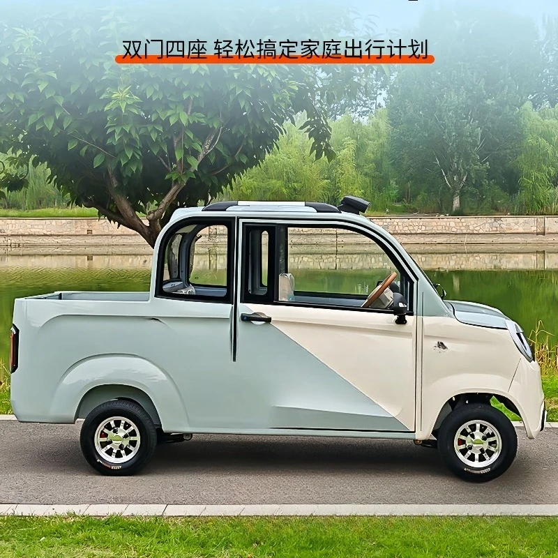 Electric Four-wheeler Pickup Truck Pulling Goods Four-wheeler Household Small Scooter Oil and Electricity Dual-purpose
Electric Four-wheeler Pickup Truck Pulling Goods Four-wheeler Household Small Scooter Oil and Electricity Dual-purpose