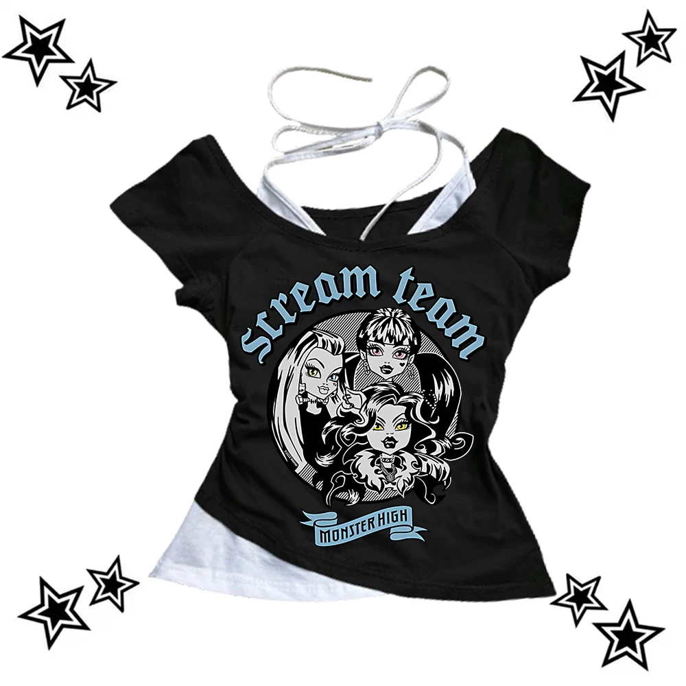 Aesthetic Punk Fairy Tee kawaii baby Print Streetwear Womens Grunge Crop Tops Y2k Clothes Vintage kpop Gothic Emo Girls Baby Tee
Aesthetic Punk Fairy Tee kawaii baby Print Streetwear Womens Grunge Crop Tops Y2k Clothes Vintage kpop Gothic Emo Girls Baby Tee