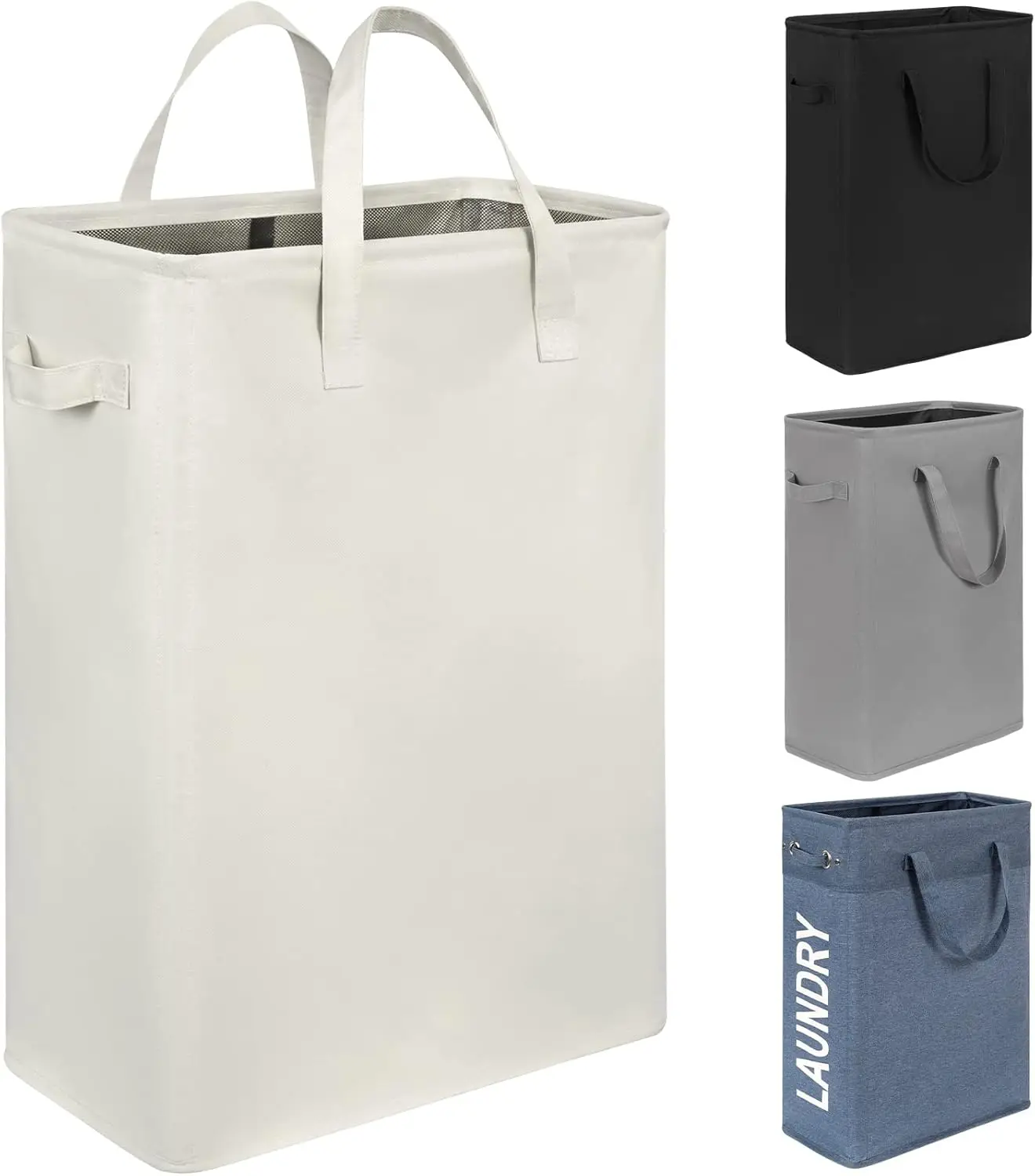 45L Slim Laundry Hamper Narrow Laundry Basket with Handle Foldable Dirty Clothes Portable Skinny
45L Slim Laundry Hamper Narrow Laundry Basket with Handle Foldable Dirty Clothes Portable Skinny
