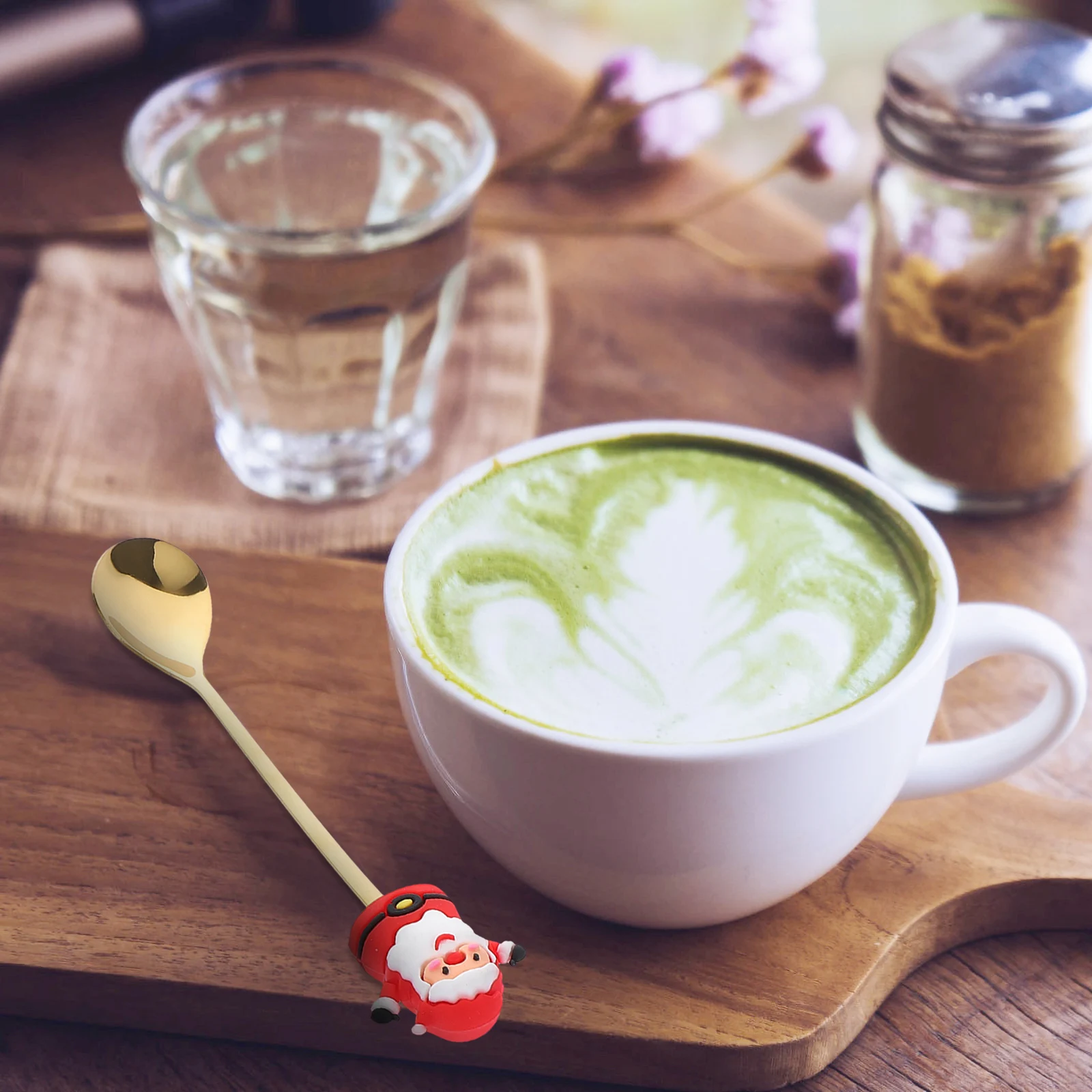 6pcs Christmas Dessert Spoon Set Golden Coffee Stirring Spoons Stainless Steel Mixing Long Handle Cake Ice CreamSpoons
6pcs Christmas Dessert Spoon Set Golden Coffee Stirring Spoons Stainless Steel Mixing Long Handle Cake Ice CreamSpoons