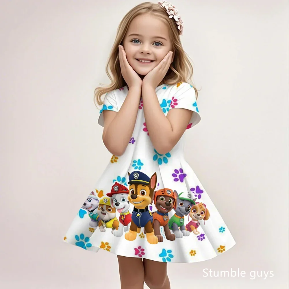 Girls Paw Patrol Summer Casual Sundress Cute Cartoon Print Fashion Beach Dress Soft Breathable Lightweight Dress
Girls Paw Patrol Summer Casual Sundress Cute Cartoon Print Fashion Beach Dress Soft Breathable Lightweight Dress