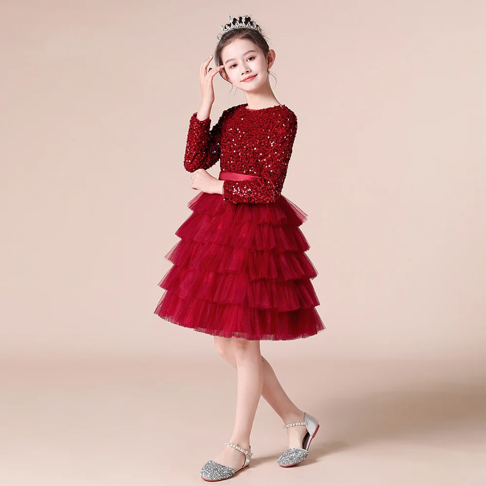 Children's Birthday Dr Long Sve Host Cetition Princ Tulle Skirt Cake Skirt Cotton Blend Fabric Tee-acetate Fiber
Children's Birthday Dr Long Sve Host Cetition Princ Tulle Skirt Cake Skirt Cotton Blend Fabric Tee-acetate Fiber