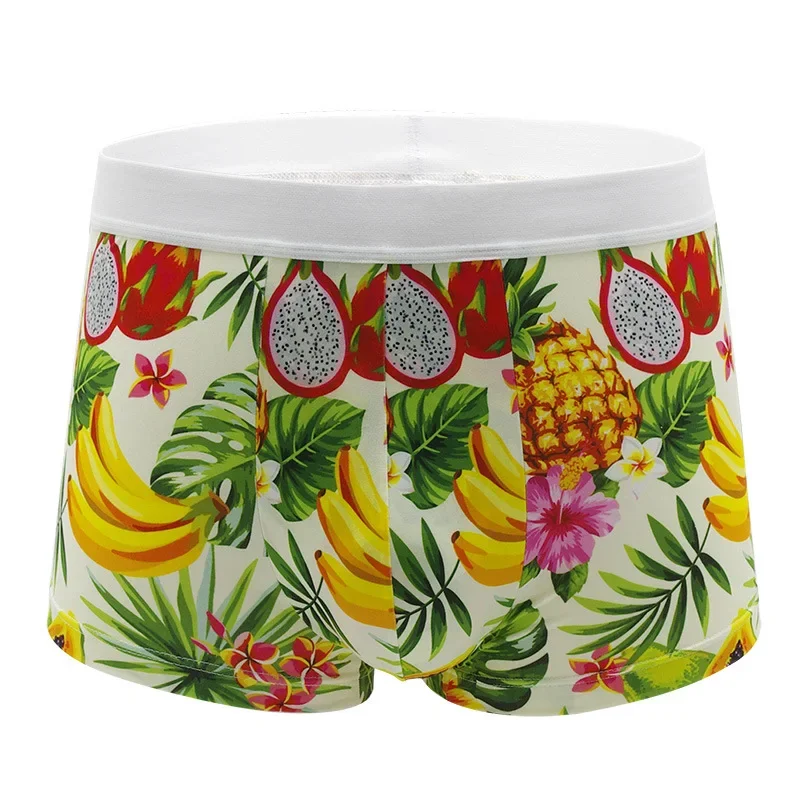 Floral Print Bulge Boxer Shorts for Men Sexy U Convex Pouch Boxer Briefs Breathable Underwear Casual Aro Pants Loose Daily Wear
Floral Print Bulge Boxer Shorts for Men Sexy U Convex Pouch Boxer Briefs Breathable Underwear Casual Aro Pants Loose Daily Wear
