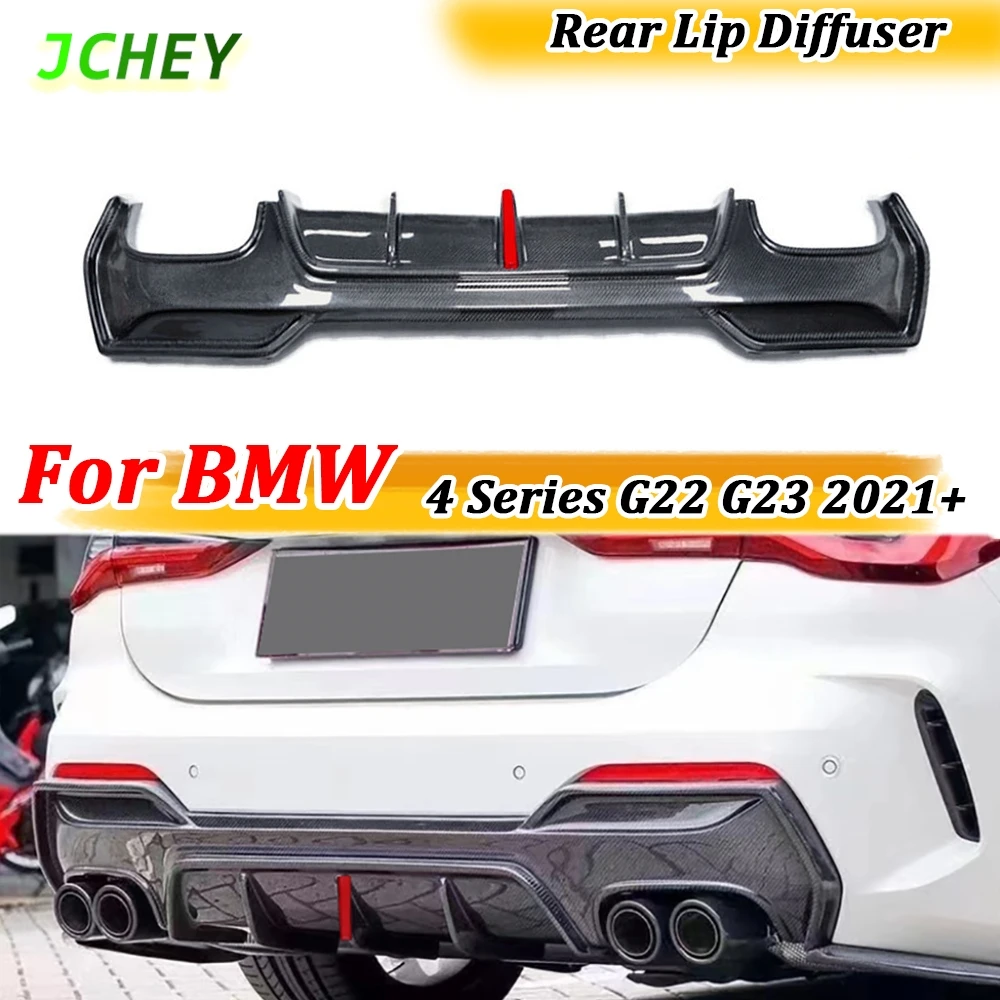 Carbon Fiber Rear Bumper Lip Diffuser With LED Light For BMW 4 Series G22 G23 Coupe 2021+ Car Styling FRP Scratch Protector
Carbon Fiber Rear Bumper Lip Diffuser With LED Light For BMW 4 Series G22 G23 Coupe 2021+ Car Styling FRP Scratch Protector
