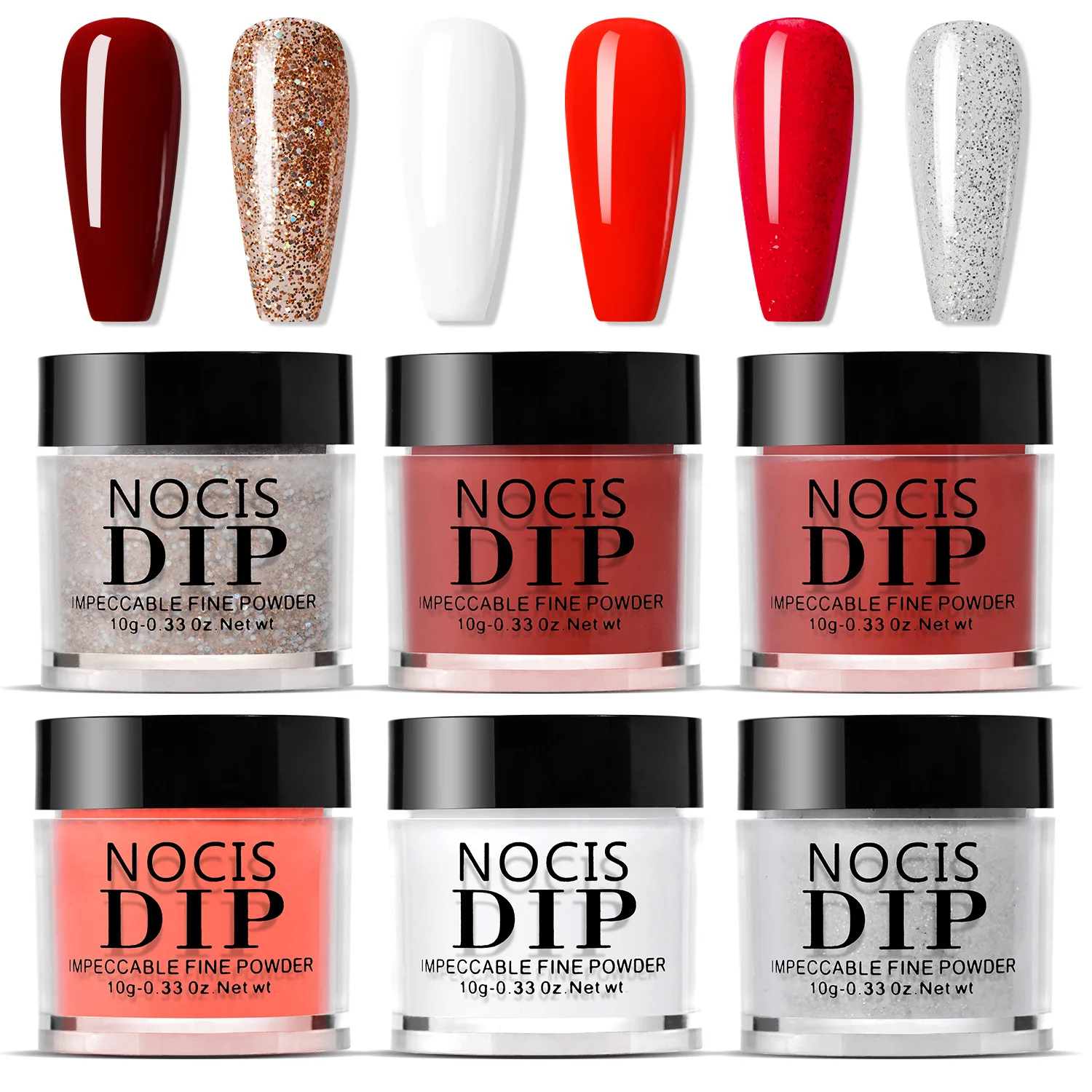 Icey Beauty 10g 6pcs Dip Powder Easy Soak Off Glitter Powder Nail Powder Factory Direct Sales Nail Salon DIY For Gifts
Icey Beauty 10g 6pcs Dip Powder Easy Soak Off Glitter Powder Nail Powder Factory Direct Sales Nail Salon DIY For Gifts