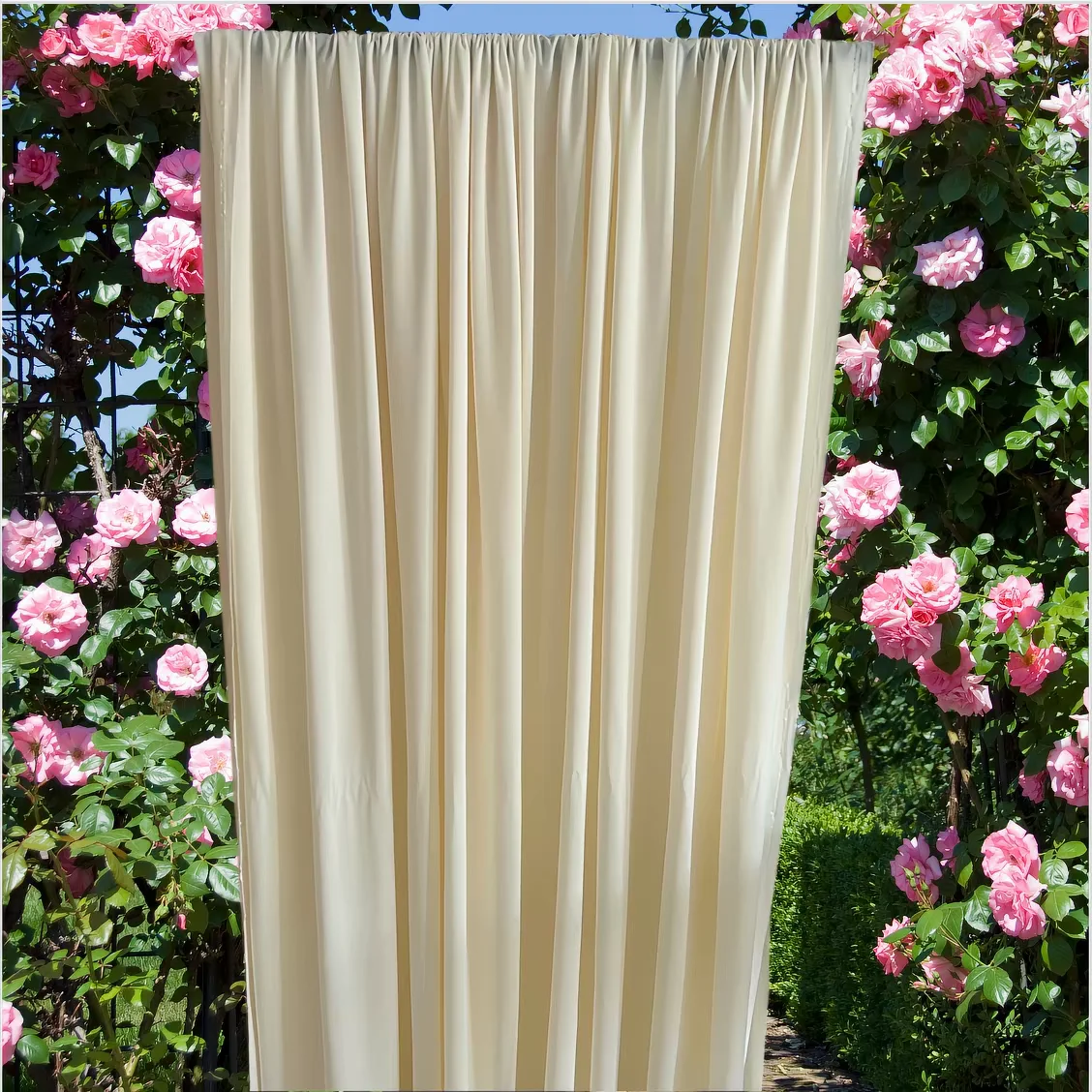 12 15 Meter Champagne Milk Silk Fabric Cloth for Wedding Decor Party Drape Flower Wall Arch Backdrop Ceiling Decoration Fabrics
12 15 Meter Champagne Milk Silk Fabric Cloth for Wedding Decor Party Drape Flower Wall Arch Backdrop Ceiling Decoration Fabrics