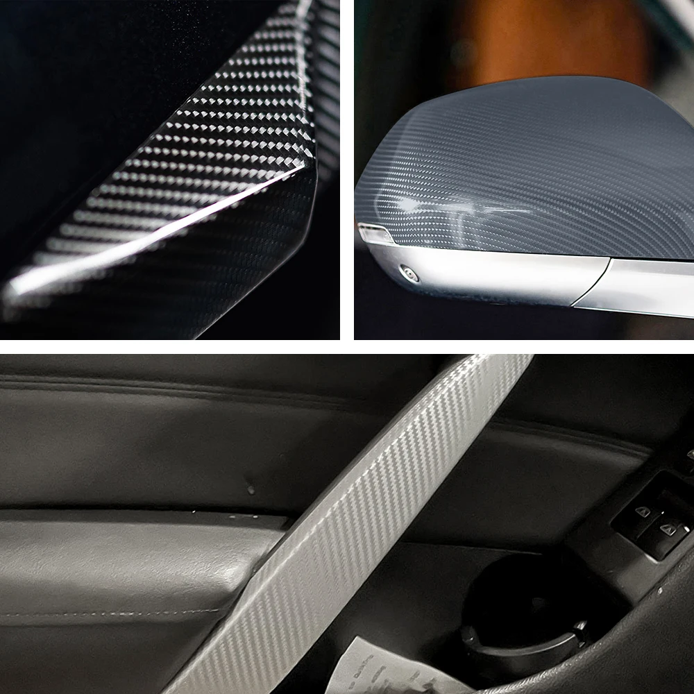 Car Sticker 4D Carbon Fiber Grey/Black/Silver Car Wrap Film PET Bubble-Free Decals Vinyl Film Auto Accessories Exterior Interior
Car Sticker 4D Carbon Fiber Grey/Black/Silver Car Wrap Film PET Bubble-Free Decals Vinyl Film Auto Accessories Exterior Interior