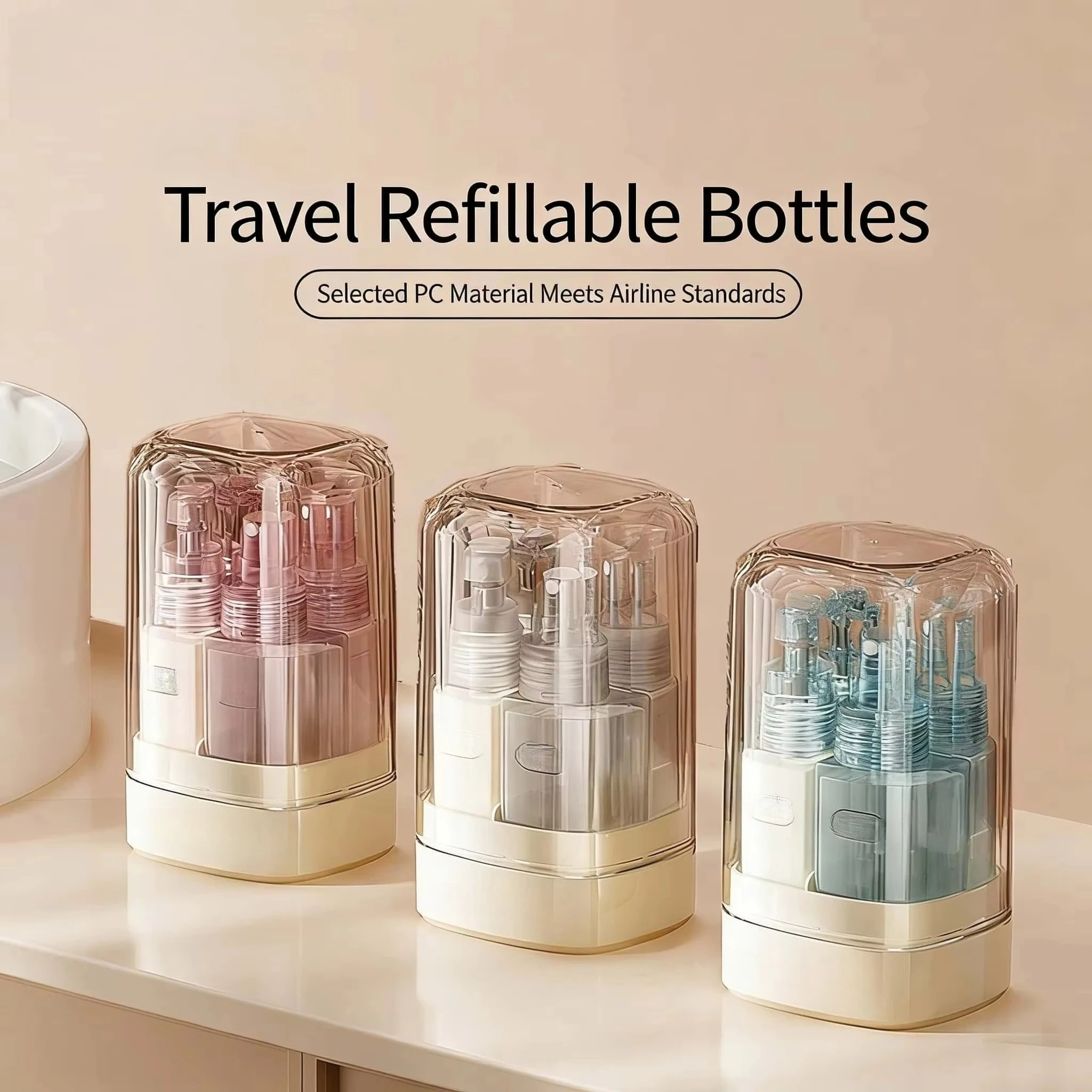 Deluxe Transparent Plastic Spray Lotion Bottle Set Travel Packing Vacuum Press Exquisite Portable 4-in-1 Storage Bottle
Deluxe Transparent Plastic Spray Lotion Bottle Set Travel Packing Vacuum Press Exquisite Portable 4-in-1 Storage Bottle
