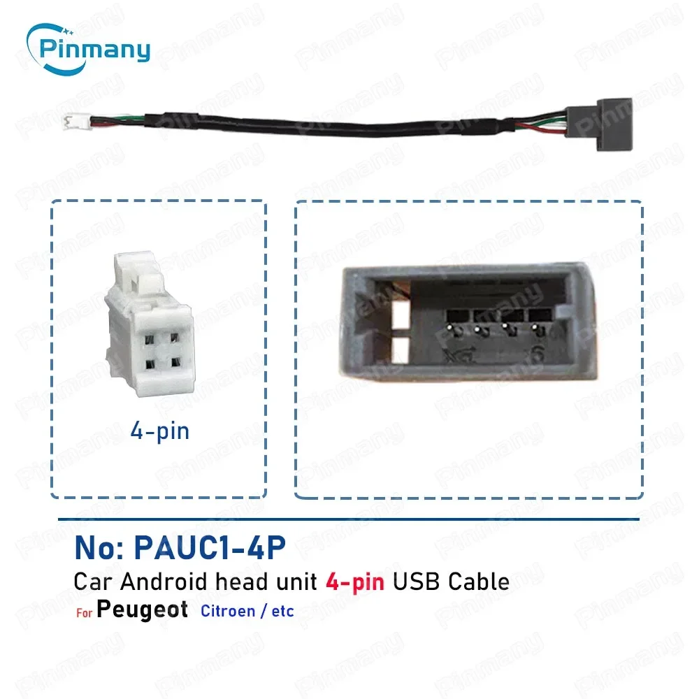For Peugeot Citroen Car Android Radio Audio Connector PAUC1 4 6 Pin USB Wire Harness Cable Stereo Socket Adapter
For Peugeot Citroen Car Android Radio Audio Connector PAUC1 4 6 Pin USB Wire Harness Cable Stereo Socket Adapter