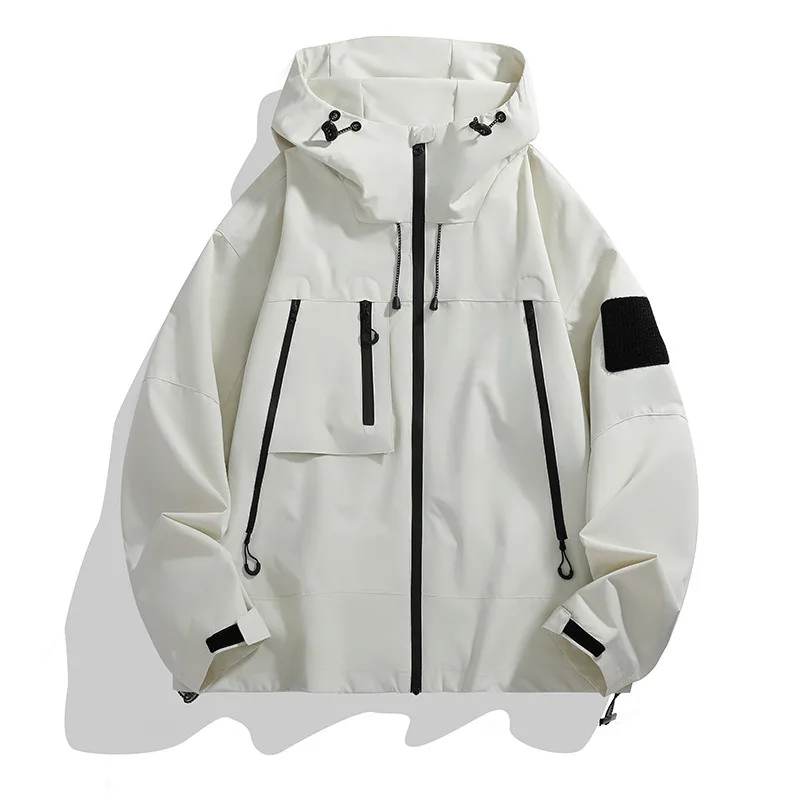 Spring and Autumn Waterproof Jacket Men's Casual Fashion Multi-pocket Windbreaker Women's Loose Coat Outdoor Fishing Sportswear
Spring and Autumn Waterproof Jacket Men's Casual Fashion Multi-pocket Windbreaker Women's Loose Coat Outdoor Fishing Sportswear