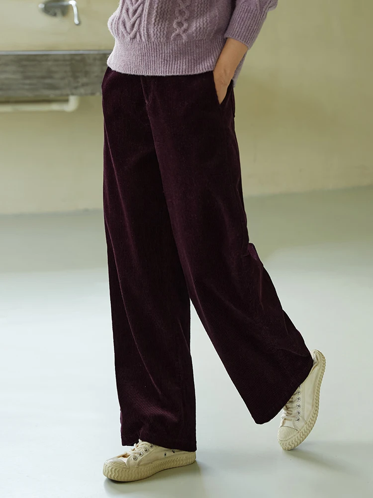 Autumn Winter Retro Versatile 00% Cotton Corduroy Wide Leg Pants Long Trousers Quali Cotton Commute Sle l Waist
Autumn Winter Retro Versatile 00% Cotton Corduroy Wide Leg Pants Long Trousers Quali Cotton Commute Sle l Waist
