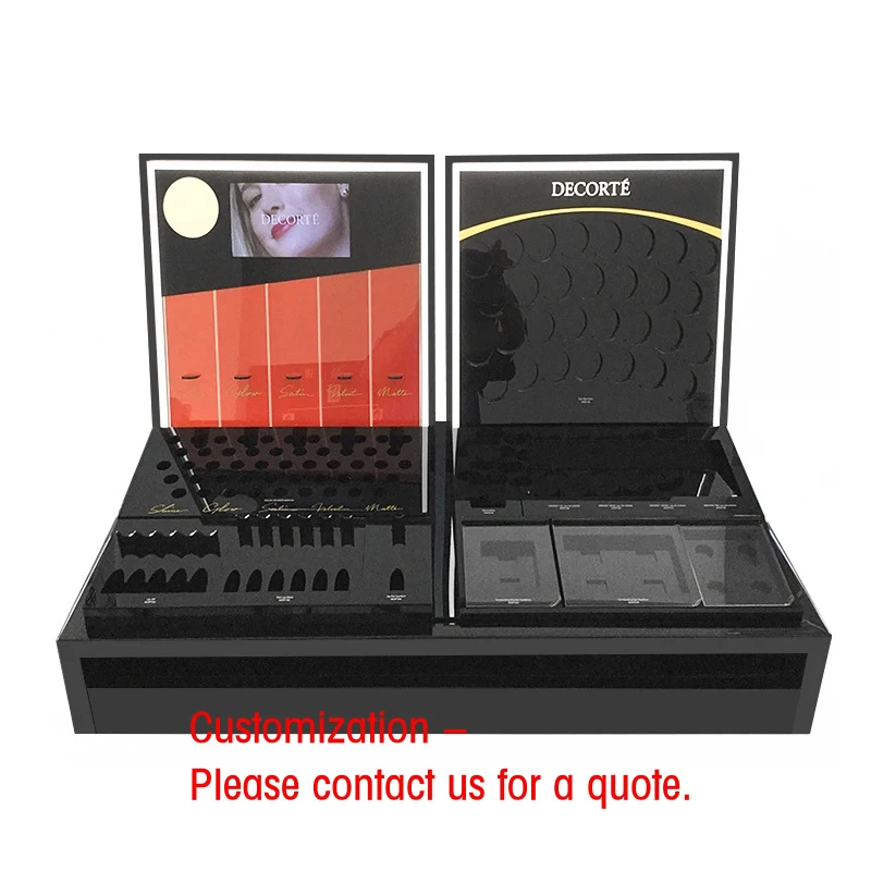 custom.Customizable Acrylic Counter Cosmetic Display Cabinet & Stand with Easy Assembly Skincare Retail Stores
custom.Customizable Acrylic Counter Cosmetic Display Cabinet & Stand with Easy Assembly Skincare Retail Stores