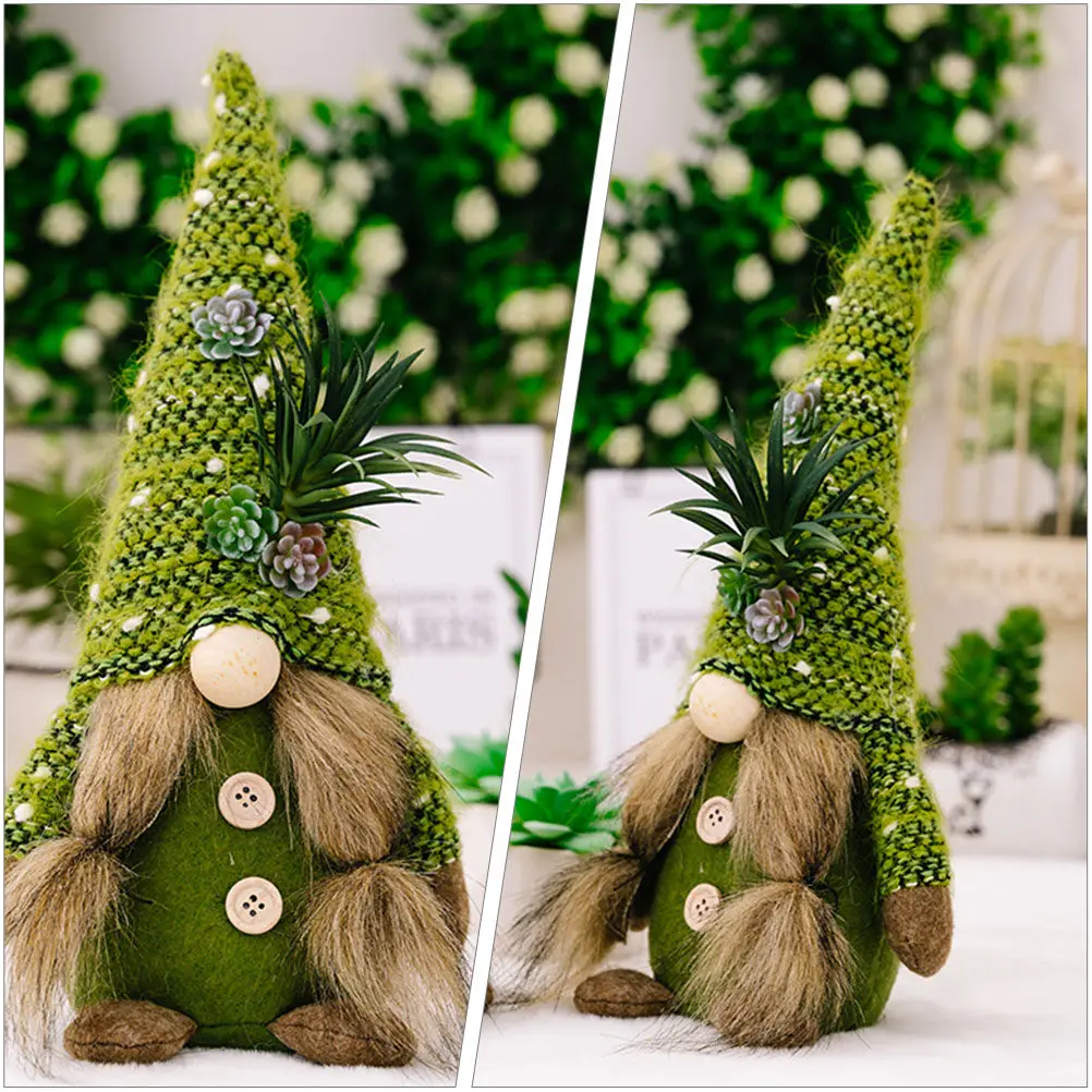 Succulent Gnome Decor Soft Cloth Handmade Dwarf for Home Party Festival Desktop Ornament Adornment Table Decoration
Succulent Gnome Decor Soft Cloth Handmade Dwarf for Home Party Festival Desktop Ornament Adornment Table Decoration