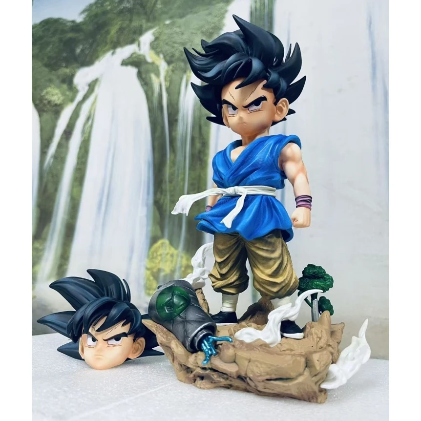 Фигурка GT Studio Dragon Ball Kid Goku с двумя сменными головами, 26 см, модель аниме-статуэтки, коллекционная фигурка для рабочего стола
Фигурка GT Studio Dragon Ball Kid Goku с двумя сменными головами, 26 см, модель аниме-статуэтки, коллекционная фигурка для рабочего стола