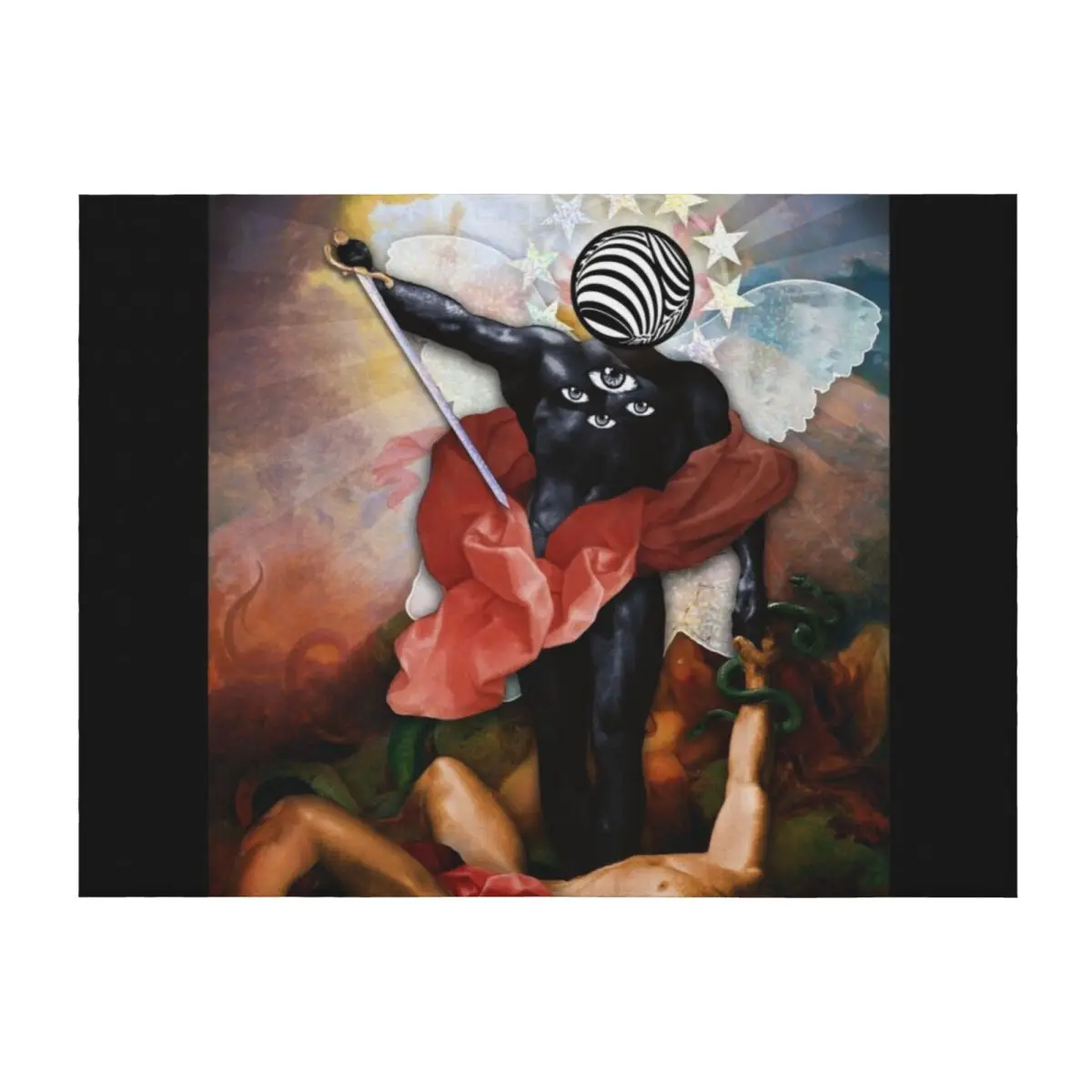 The Arch Angel Gabriel defeating a Fallen Angel Throw Blanket Decorative Throw Soft Plaid Shaggy for winter Blankets
The Arch Angel Gabriel defeating a Fallen Angel Throw Blanket Decorative Throw Soft Plaid Shaggy for winter Blankets