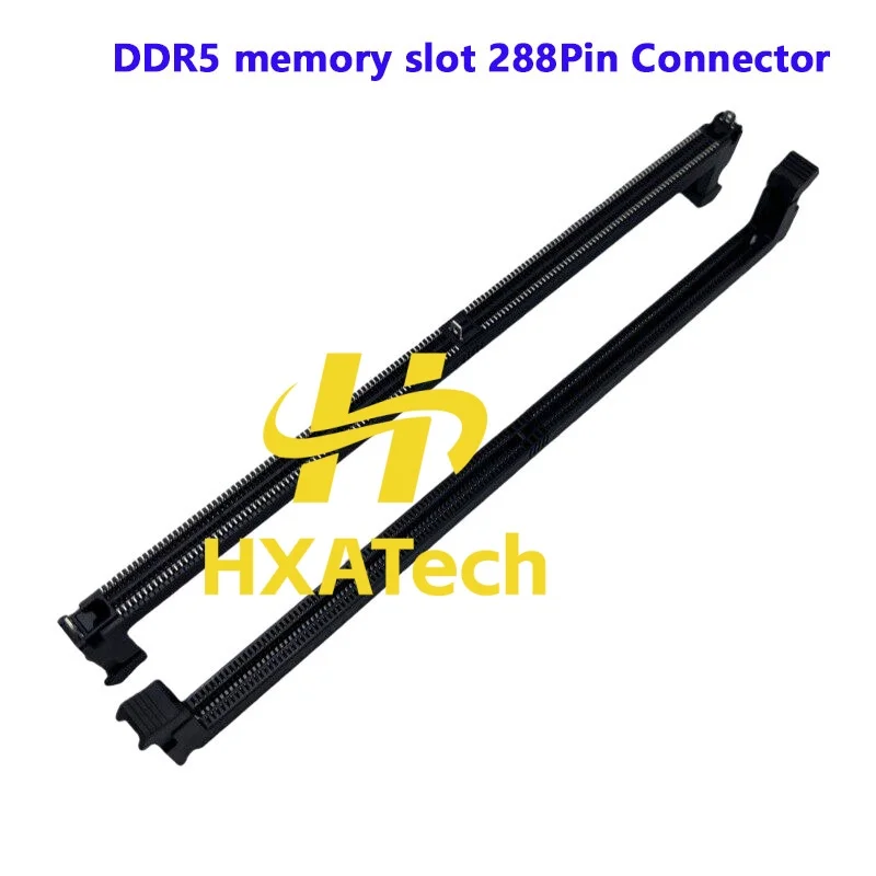 HXATech- DDR5 RDIMM / UDIMM memory slot 288P vertical SMT surface-mount type DDR5.0 288pin Connector for Desktop Server 10pcs
HXATech- DDR5 RDIMM / UDIMM memory slot 288P vertical SMT surface-mount type DDR5.0 288pin Connector for Desktop Server 10pcs