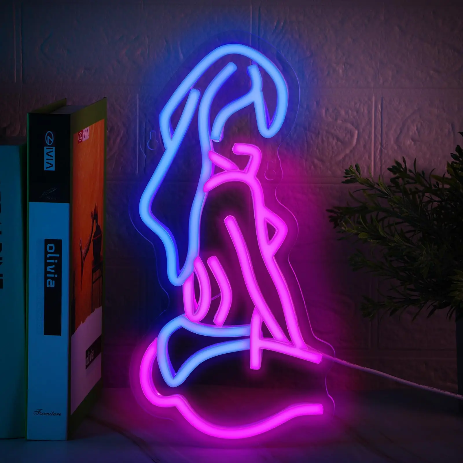 Lady Body Neon Sign Girl Women Body Neon Light Sign Blue Pink USB Powered Women Bedroom Decor for Bar Club Store Living Room
Lady Body Neon Sign Girl Women Body Neon Light Sign Blue Pink USB Powered Women Bedroom Decor for Bar Club Store Living Room