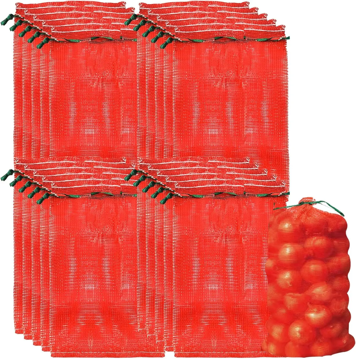 Reusable Mesh Produce Bags Breathable Potato Onion Storage Nets Ventilated Vegetable Sacks for Home Kitchen Harvest Firewood
Reusable Mesh Produce Bags Breathable Potato Onion Storage Nets Ventilated Vegetable Sacks for Home Kitchen Harvest Firewood